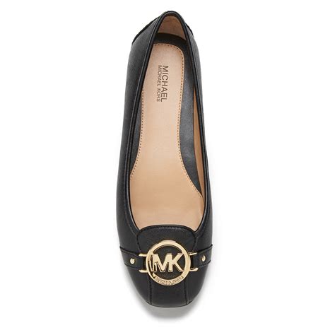 michael kors black flat shoes|Michael Kors black flats 8m.